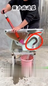 Professional Pipe Plunger And Sinks Unblock Opener Clogged Pressure Toilet Plunger Pump Air Blaster Drain For Sewer Cleaning