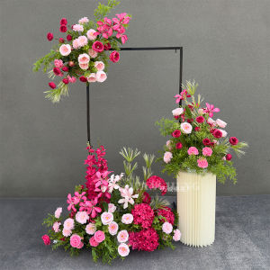 Wedding Decoration Artificial Flowers Display Pieces Engagement Banquet Orchid Arrangement Festive Decorations Roses