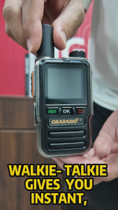 OKARADIO R420 Global POC Radio Walkie Talkie Worldwide No Distance Limit 4G/5G Network Dual SIM Card Slots Intercom Two Way Radio
