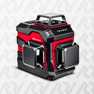 Máy Cân Bằng Laser Đa Hướng YEVOLT 12 Tia Phạm Vi Phủ Sóng 3/4 Mặt Phẳng Độ Chính Xác ±0.2mm/m Thiết Kế Cao Su Chống Sốc IP54 Dùng Cho Việc Tự Làm Và Chuyên Nghiệp