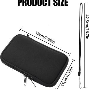 Mens Women Universal Shoulder Strap Neoprene Zipper Mobile Phone Bag Case for iPhone Samsung Xiaomi Smart phone Shockproof Pouch
