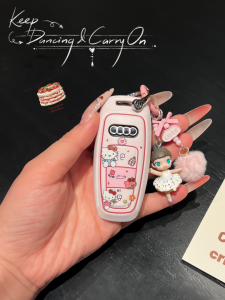 Vỏ Đựng Chìa Khóa Xe Audi A4L Q5L A6L A2 A3 A5 Q7 Q3 Q2L Hoạt Hình Dễ Thương Dành Cho Nữ Phụ Kiện Nội Thất Xe Hơi