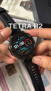 Aolon Tetra R2 Smartwatch Olahraga Pria 4.95mm IP67 Tahan Air Monitor Denyut Jantung Pemantauan Oksigen Darah Asli Bulat Kesehatan Anak Perempuan Panggilan Bluetooth Call Smart Watch Men Musik Dial Khusus Android iOS Multifungsi Jam Tangan