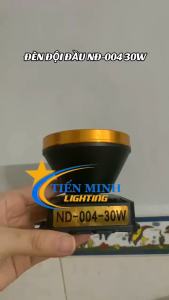 Đèn Đội Đầu NĐ-004 (30W) Ánh Sáng Trắng Chóa Đèn 8cm Chế Độ Sánh Mạnh/Yếu