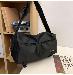 Short-Distance Travel Bag Mens Large Capacity Lightweight Work Clothing Messenger Bag Mens Trendy Business Trip Sports Gym Bag Women