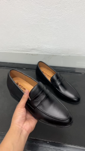 giày tăng chiều cao - giày lười da bò độn chiều cao siêu tôn dáng