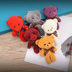 Nurm Cartoon Bear Plush Teddy Bear Small Pendant Bear Toy Bag Pendant Desktop Decoration