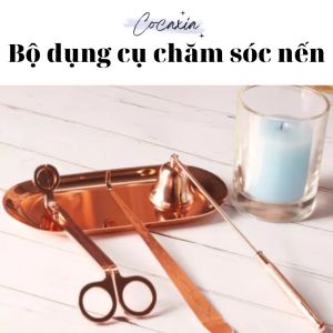 Bộ Dụng Cụ Chăm Sóc Nến Bằng Kim Loại