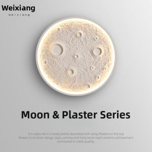 WEIXIANG | Moon Shaped Gypsum Wall Light