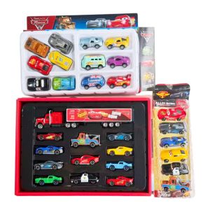 Disney | 12pcs/Set Pixar Cars Lightning Mcqueen Jackson Storm Mater Pvc Model Back-Force Car Toy For Kids Birthday Gift Set
