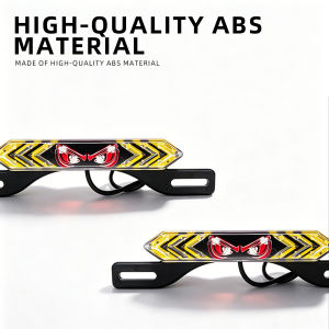 KEVANLY | 1pc Motorcycle Flowing License Plate Light LED Brake Turn Signal Arrow Direction Indicator Blinker Lights ATV Tail Light Parts