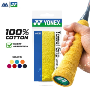 YONEX AC402EX Badminton Racket Grip Sweat Absorbing Cotton Towel Racket grip (Original Made in Japan)