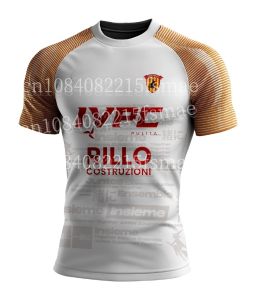 Nam Ý Benevento Calcio Nhanh Khô Thoáng Khí Áo Bóng Đá Vàng Đỏ Trắng Thể Thao Tập Luyện Trận Đấu Đồng Phục Hàng Đầu