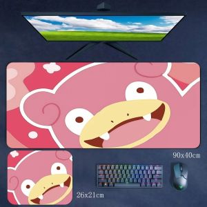 Potdemiel | Large Size 40x90cm Table Mat Non-slip and Dirt-resistant Rubber Mouse Pad Cartoon Pokémon Boys E-sports Mouse Pad Keyboard Pad
