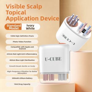 U-CUBE | Visible Scalp Medicine Applicator Roll-ball Liquid Distribution Hair Care Tool