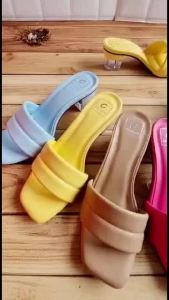 Sandal Hak Tahu Kaca & Aesthetic High Heels untuk Remaja