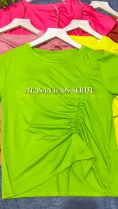 Kaos Polos Lengan Pendek Serut Samping Kiri Wanita: Kelebihan & Cara Perawatan