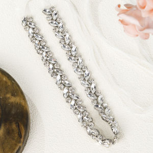 Fashion Luxury Baroque Rhinestone Classic Belt For Women Bridal Wedding Crystal Belt Fine Jewelry Accessories