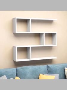 No drilling Room Organizer Storage Shelves for Wall Wooden Wall Rack Hanging Wall Decoration Shelf Study Room Organizer Rack