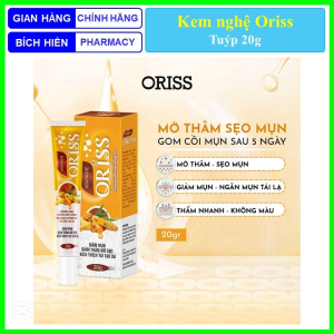 Kem nghệ Oriss tuýp 20g giúp giảm mụn mờ thâm mờ sẹo