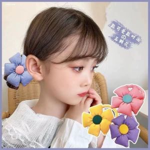 ยางรัดผมดอกไม้สำหรับเด็ก ยางยืดทนทานสำหรับเด็กผู้หญิง ยางรัดผมผูกผมแบบลำลองสำหรับเด็ก ยางรัดผมที่มีความยืดหยุ่นสูงสำหรับเด็ก
