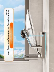 B&W | Wall-mounted Multi-functional Kitchen Organizer Shelf