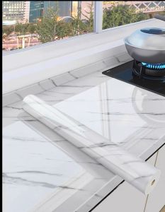 star.king glass Kitchen Bathroom Adhesive Wall Paper Waterproof Foil Anti-oil Wrap Stickers 5meter by 40cm.