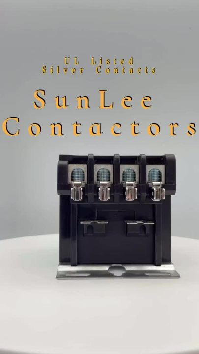SUNLEE 4 Pole 40 Amp 50 RES 120V Coil Contactor fits Siemens 42CF25AF Lighting Heating Refrigeration Contactor, UL Recognized & Approved for UL 60335