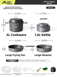 BSWOLF | Multipurpose Portable Camping Cooking Pot