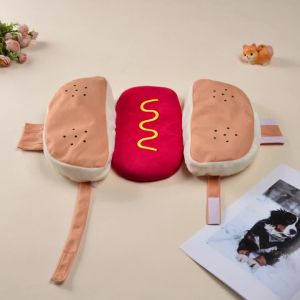 Trang Phục Hình Xúc Xích Dễ Thương Dành Cho Chó Mèo Nhỏ Trung Bình Lớn Đồ Hóa Trang Vui Nhộn Cho Bữa Tiệc Halloween Chất Liệu Polyester.