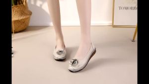 New Pita Woman / Clarkts Flat Wanita Kulit Sepatu Wanita Melati Shoes Flat