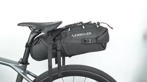 NEWBOLER Bicycle Saddle Bag Holder Large Capacity Waterproof Bicycle Bag Quick-release Rear Pannier Rack for MTB Road Bike