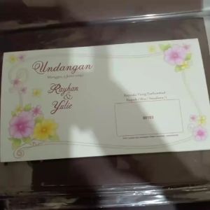UNDANGAN ERA BARU 88103 UNDANGAN NIKAH UNDANGAN PERNIKAHAN WEDDING CARD KARTU UNDANGAN KARTU UCAPAN FREE PLASTIK