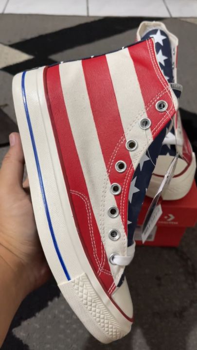 Sepatu Converse 70s Union Jack Flag Bendera Inggris dan Bendera