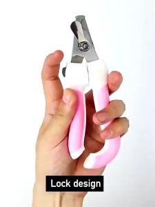 Kềm Bấm Cắt Móng Cho Chó Mèo - Cán Cong Có Kèm Dũa