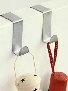 Kẹp Quần Áo Gắn Tường Hình Cánh Cửa Sau Không Cần Đục Lỗ Dây Đeo Quần Áo Đồ Lưu Trữ Phòng Ngủ Chất Liệu Thép Không Gỉ Mức Tải Tối Đa 25kg