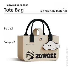 Collaboration Edition Tote Bag 2023 New Style Single Shoulder Commuter Handbag Large Capacity for College Students