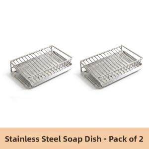 WEIMEIYUAN | Drainage Stainless Steel Soap Dish