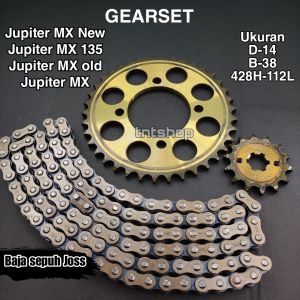 Gear Set JUPITER MX 135 NEW girset JUPITER MX gir JUPITER MX old JUPITER MX Gearset JUPITER MX OLD