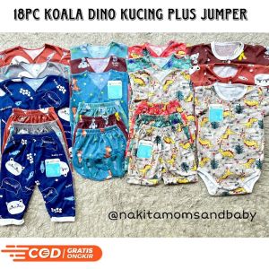 21pcs Paket Premium Perlengkapan Combo Koala Dino Lengkap jumper  SNI
