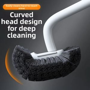 Soft Long Handle No-Dead-Corner Toilet Brush