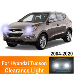 2Pcs LED Clearance Parking Lights For Hyundai Tucson 2004- 2010 2011 2012 2013 2014 2015 2016 2017 2018 2019 2020 Canbus T10 W5W