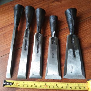COD PAHAT KAYU TATAH BOBOK PERKAKAS TUKANG BAHAN BAJA PER 1SET (5PCS)