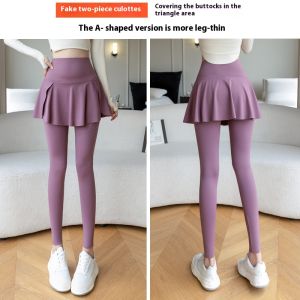 FED & HUIESON Spring New Fake Two-Piece Skirt Pants