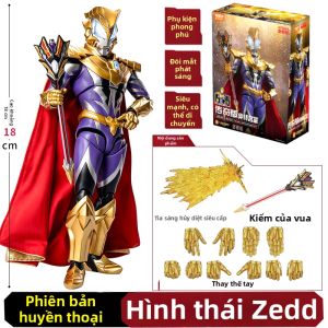 BLOKEES | Mô Hình Lắp Ráp Khớp Nối Ultraman Tiga Geed Royal Belial Phiên Bản Huyền Thoại