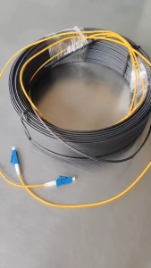 สายไฟเบอร์ออฟติก 1 คอ ชนิดหัว LC/APC Fiber optic OUTDOOR FTTH DROP CABLE 1 CORE LC/APC-LC/APC SM เข้าหัวสำเร็จ สายสำเร็จ แบบมีสลิง สายไฟเบอร์ - Lazada