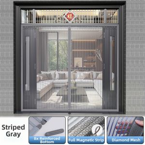 LUOYOUTE | Mosquito Repellent Magnetic Closure Door Curtain