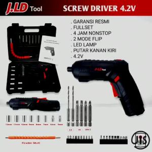 Dekwe Japan Screwdriver Baterai Bor Obeng Bolak Balik Unit Only DK42 5060