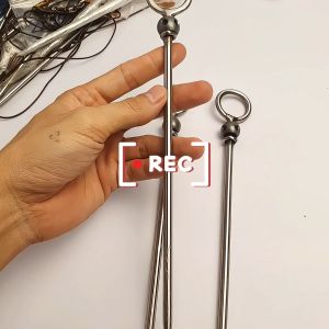 Cây cắm gà rừng gà tre inox mẫu ổ bi siêu bền