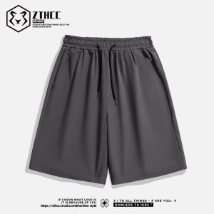 Quần Short Thể Thao Nam Chạy Bộ Thể Dục Nhanh Khô Thường Ngày Năm Điểm Quần Dài Vừa Vặn Lụa Băng Quần Bóng Rổ Bãi Biển Cỡ Lớn